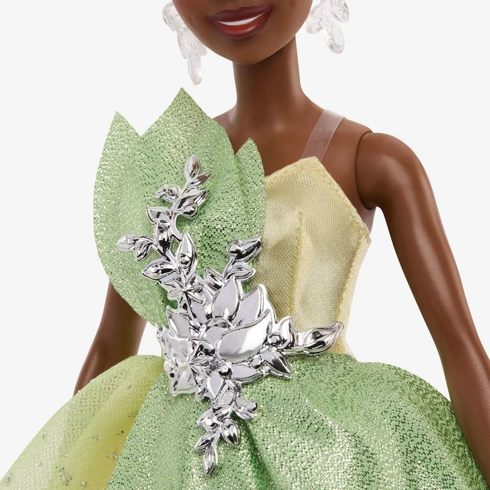 NRFB Mattel, Disney Green/Silver Collector 100 Years of Wonder Tiana Doll, NIB - Picture 5 of 16